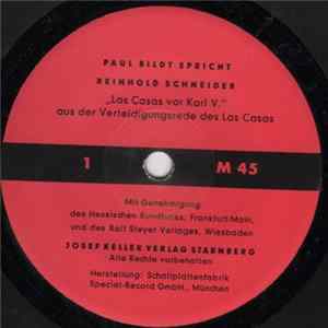 Paul Bildt Spricht Reinhold Schneider - Las Casas Vor Karl V. FLAC
