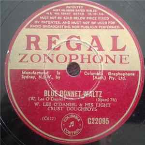 W. Lee O'Daniel & His Light Crust Doughboys / Carter's Orchestra - Blue Bonnet Waltz / Moon Winks - Three Step FLAC