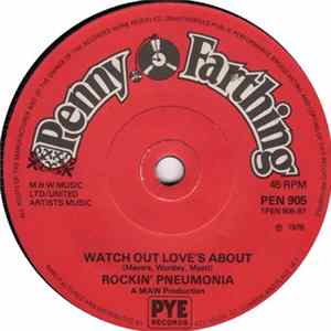 Rockin' Pneumonia - Daredevil Lover / Watch Out Love's About FLAC