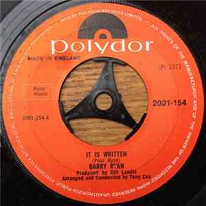 Barry Ryan - It Is Written FLAC