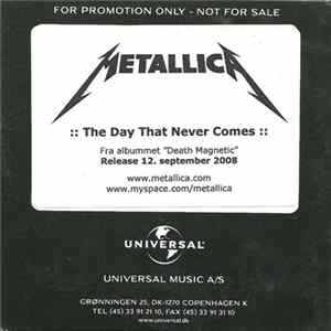 Metallica - The Day That Never Comes FLAC