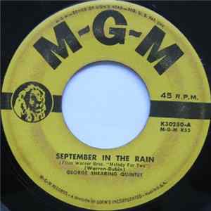 George Shearing Quintet - September In The Rain / East Of The Sun (West Of The Moon) FLAC