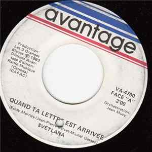 Svetlana - Quand Ta Lettre Est Arrivée FLAC
