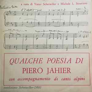 Piero Jahier - Qualche Poesia Di Piero Jahier FLAC