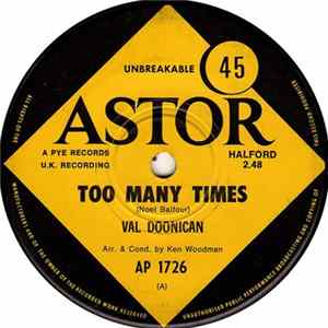 Val Doonican - Too Many Times FLAC
