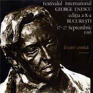 Rudolf Innig - Festivalul International George Enescu Ediția A-X-a București 17-27 Septembrie 1985 FLAC