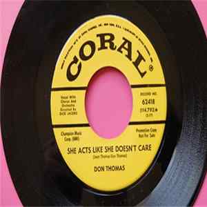 Don Thomas - She Acts Like She Doesn't Care FLAC