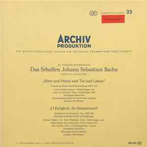 Johann Sebastian Bach, Ursula Buckel, Hertha Töpper, John van Kesteren, Kieth Engen, Ernst Haefliger, Karl Richter, Münchener Bach-Chor, Solistengemeinschaft Der Bachwoche Ansbach, Münchener Bach-Orchester - "Herz Und Mund Und Tat Und Leben", Kantate Am F FLAC