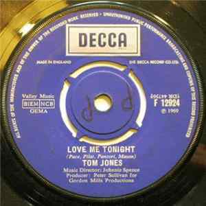 Tom Jones - Love Me Tonight FLAC