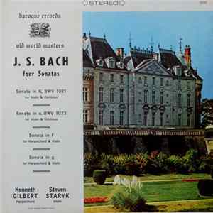 J. S. Bach, Kenneth Gilbert, Steven Staryk - Four Sonatas FLAC