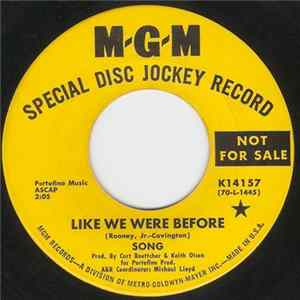 Song - Like We Were Before / Sugar Lady FLAC