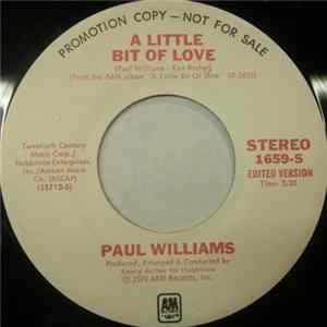 Paul Williams - A Little Bit Of Love / Nice To Be Around FLAC