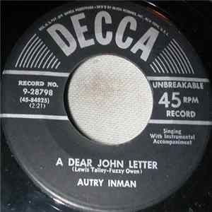 Autry Inman - A Dear John Letter / Brown Eyed Baby FLAC