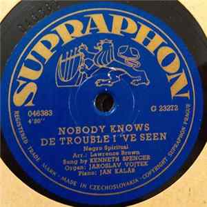 Kenneth Spencer - Nobody Knows De Trouble I've Seen / I've Stood On The Ribber Ob Jerdon FLAC