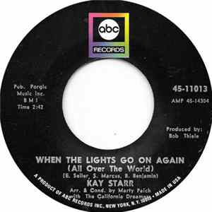 Kay Starr With The California Dreamers - When The Lights Go On Again (All Over The World) FLAC