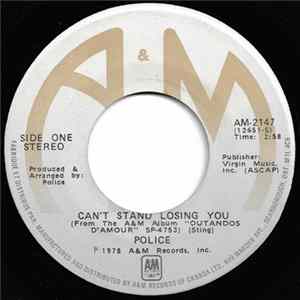 Police - Can't Stand Losing You FLAC