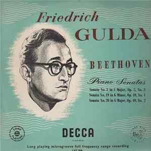 Friedrich Gulda, Beethoven - Piano Sonatas: Sonata No. 3 In C Major, Sonata No. 19 In G Minor, Sonata No. 20 In G Major FLAC