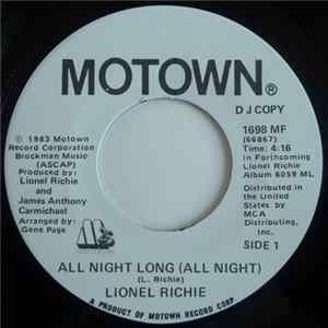 Lionel Richie - All Night Long (All Night) FLAC