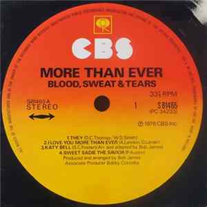Blood, Sweat & Tears - More Than Ever FLAC