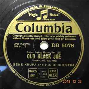 Gene Krupa And His Orchestra - Old Black Joe / My Old Kentucky Home FLAC