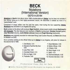Beck - Mutations (International Version) FLAC