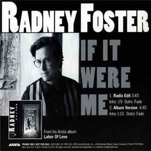 Radney Foster - If It Were Me FLAC