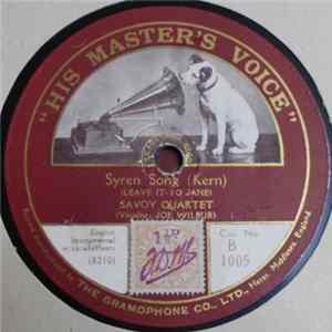 Savoy Quartet - Syren Song / Kissable Child FLAC