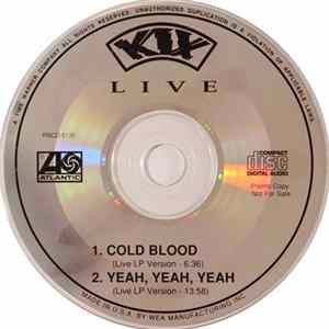 Kix - Cold Blood / Yeah, Yeah, Yeah FLAC