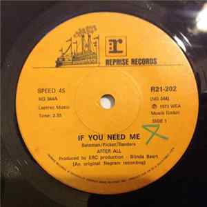 After All - If You Need Me FLAC