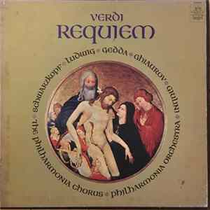 Verdi, Elisabeth Schwarzkopf, Christa Ludwig, Nicolai Gedda, Nicolai Ghiaurov, Philharmonia Orchestra, Philharmonia Chorus, Carlo Maria Giulini - Requiem FLAC