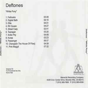 Deftones - White Pony FLAC