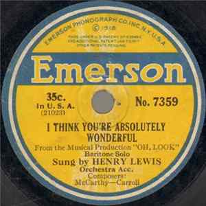 Henry Lewis - I Think You're Absolutely Wonderful / You're A Better Man Than I Am, Gunga-Din FLAC