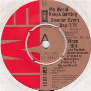 Vince Hill with The Nick Ingman Orchestra - My World Keeps Getting Smaller Every Day FLAC