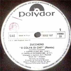 Zucchero - X Colpa Di Chi? (Remix) FLAC
