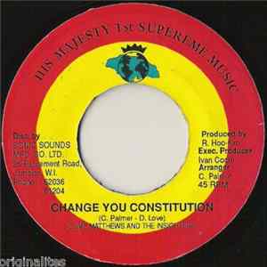 Clive Matthews And The Insighters - Change Your Constitution FLAC