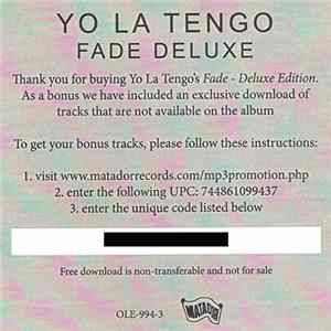 Yo La Tengo - Fade Deluxe FLAC