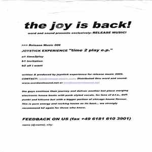 Joystick Experience - Time To Play E.P. FLAC