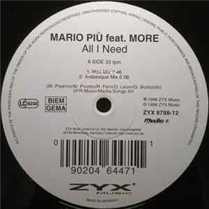 Mario Più Feat. More - All I Need FLAC