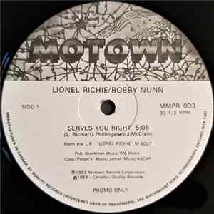 Lionel Richie / Bobby Nunn - Serves You Right / Sexy Sassy FLAC