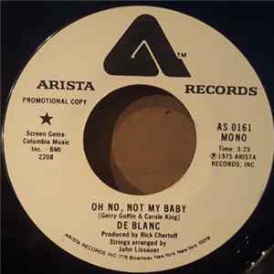 De Blanc - Oh No, Not My Baby FLAC