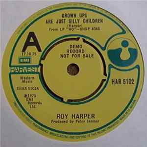 Roy Harper - Grown Ups Are Just Silly Children FLAC
