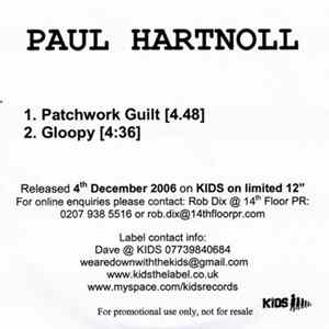 Paul Hartnoll - Patchwork Guilt / Gloopy FLAC