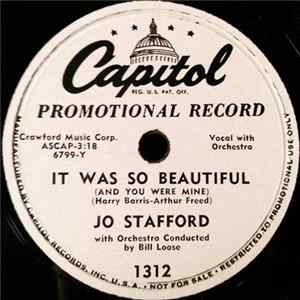 Jo Stafford - It Was So Beautiful (And You Were Mine) / Love Is A Masquerade FLAC