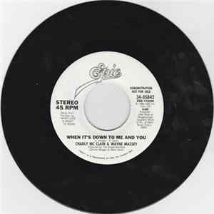 Charly Mc Clain & Wayne Massey - When It's Down To Me And You FLAC