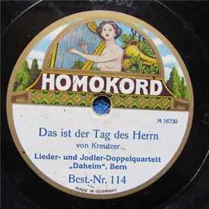 Lieder- Und Jodler-Doppelquartett "Daheim", Bern - Das Ist Der Tag Des Herrn / Sonntag Ist's FLAC