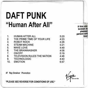 Daft Punk - Human After All FLAC