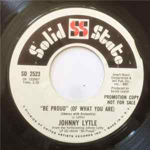 Johnny Lytle - Be Proud' (Of What You Are) FLAC