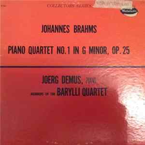 Johannes Brahms - Joerg Demus, Members Of The Barylli Quartet - Piano Quartet No. 1 In G Minor, Op. 25 FLAC
