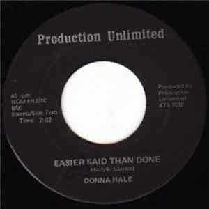 Donna Hale - Easier Said Than Done / The Word FLAC