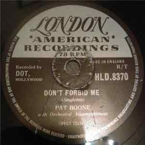 Pat Boone - Don't Forbid Me / Anastasia FLAC